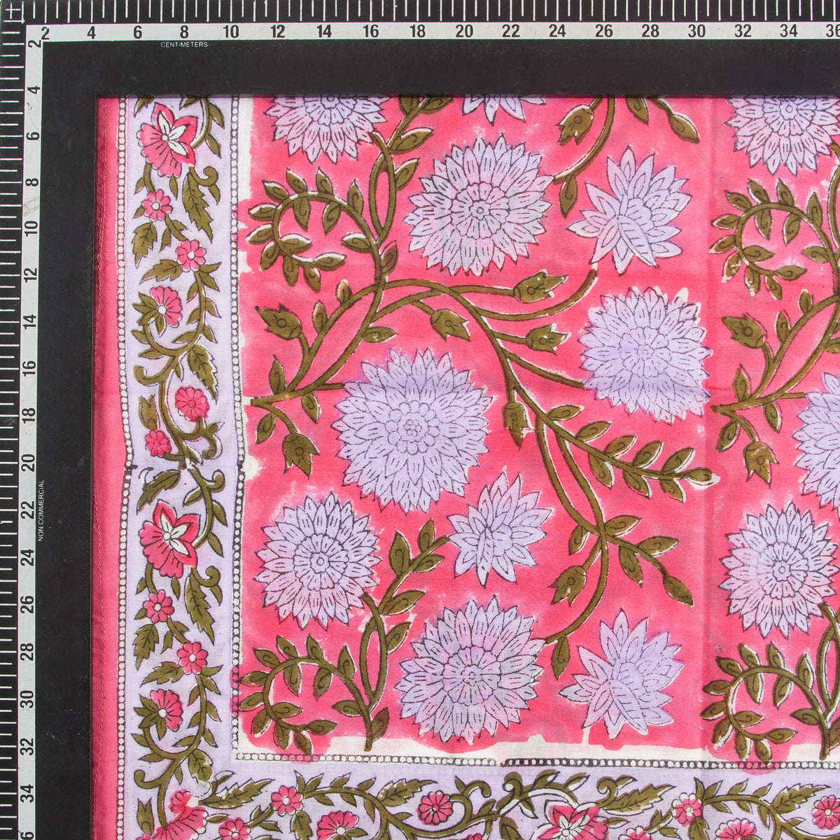 Traditional Indian Floral Printed Cotton Scarf for Women