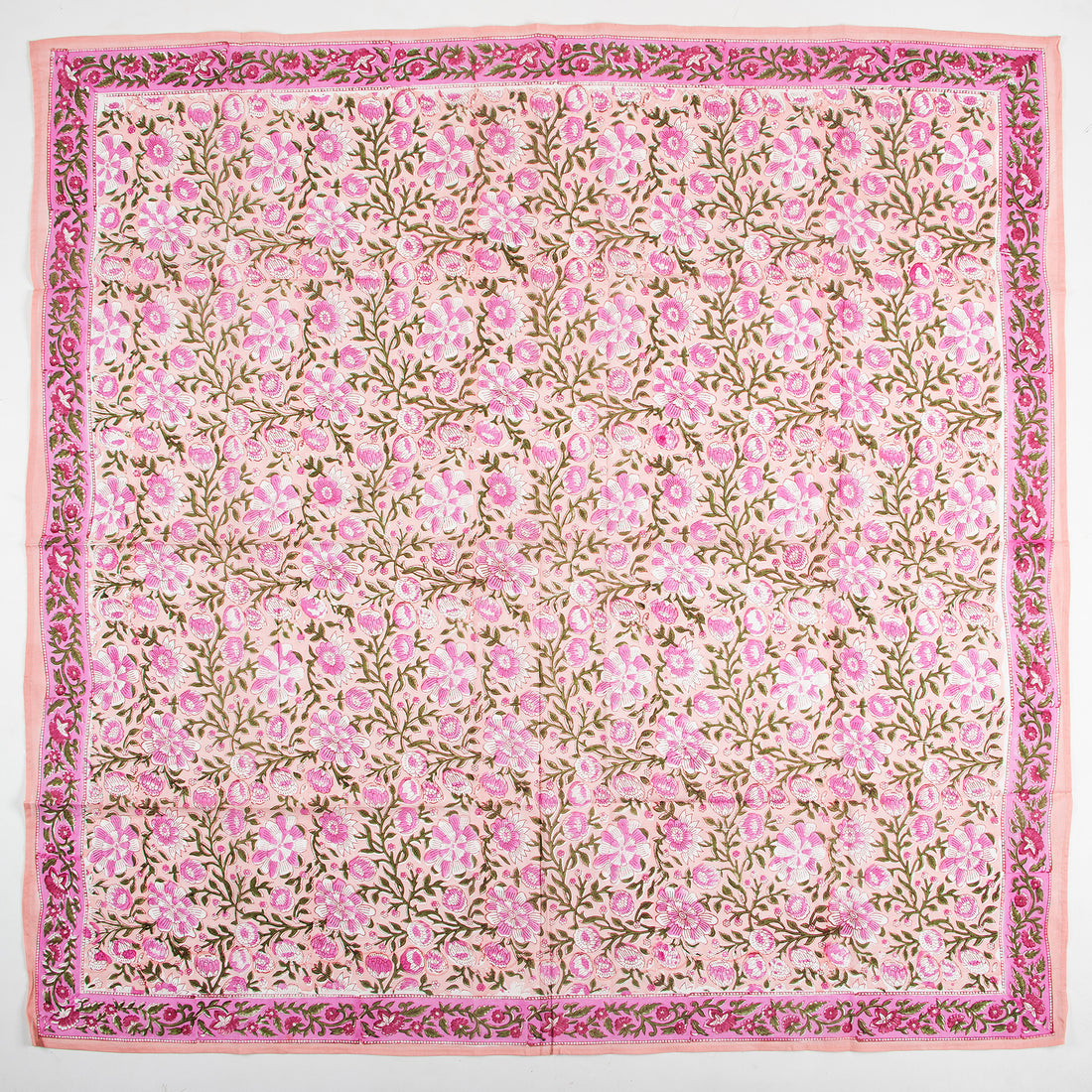 Pink Handmade Cotton Soft Neck Wrap Scarf For Women