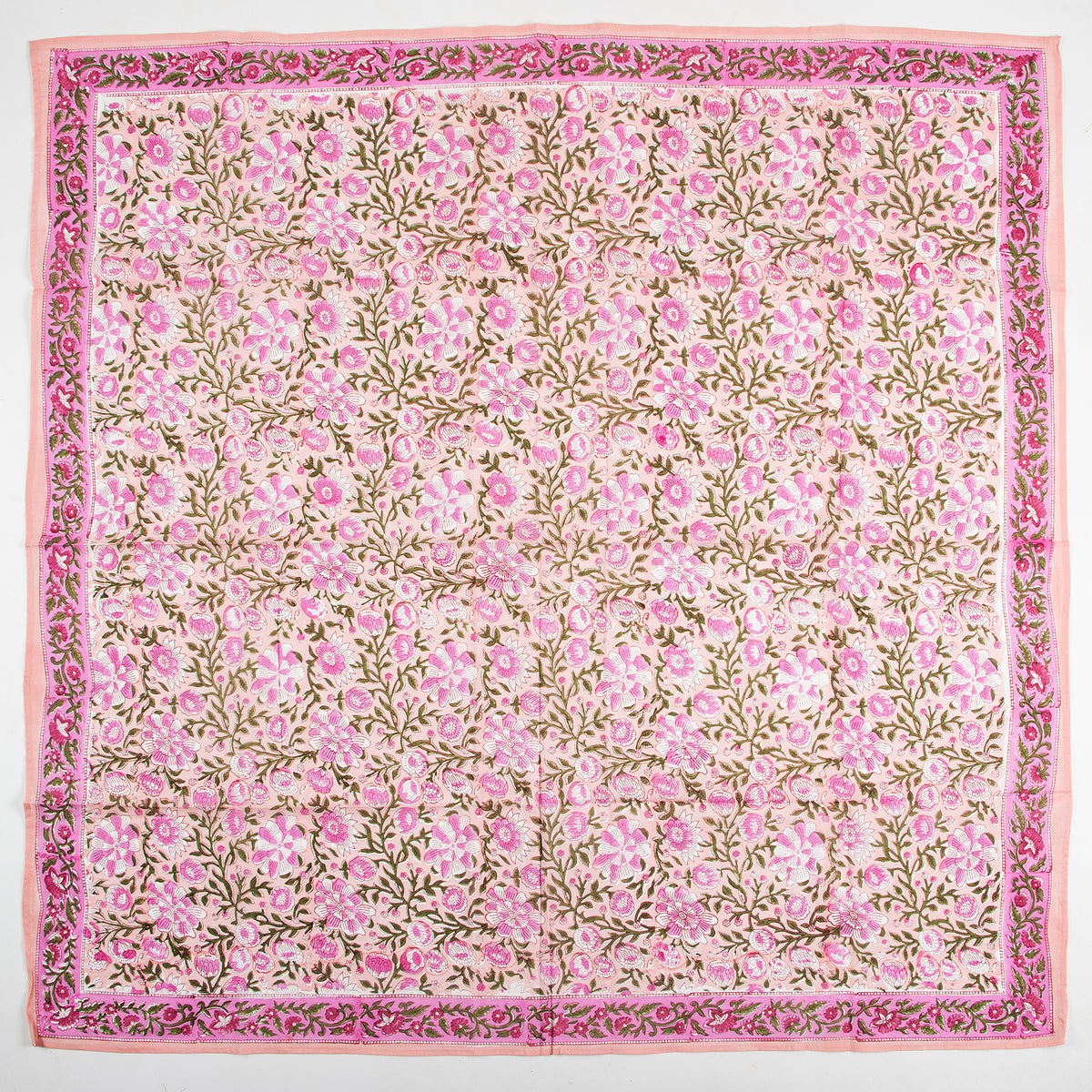 Pink Handmade Cotton Soft Neck Wrap Scarf For Women