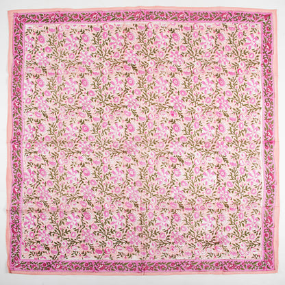 Pink Handmade Cotton Soft Neck Wrap Scarf For Women