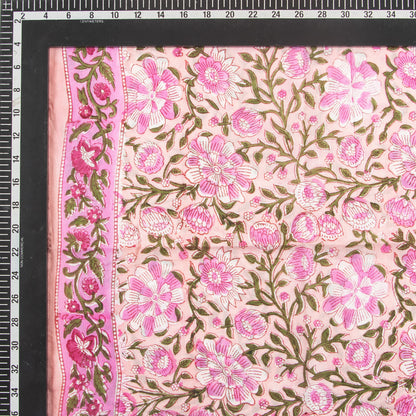 Pink Handmade Cotton Soft Neck Wrap Scarf For Women