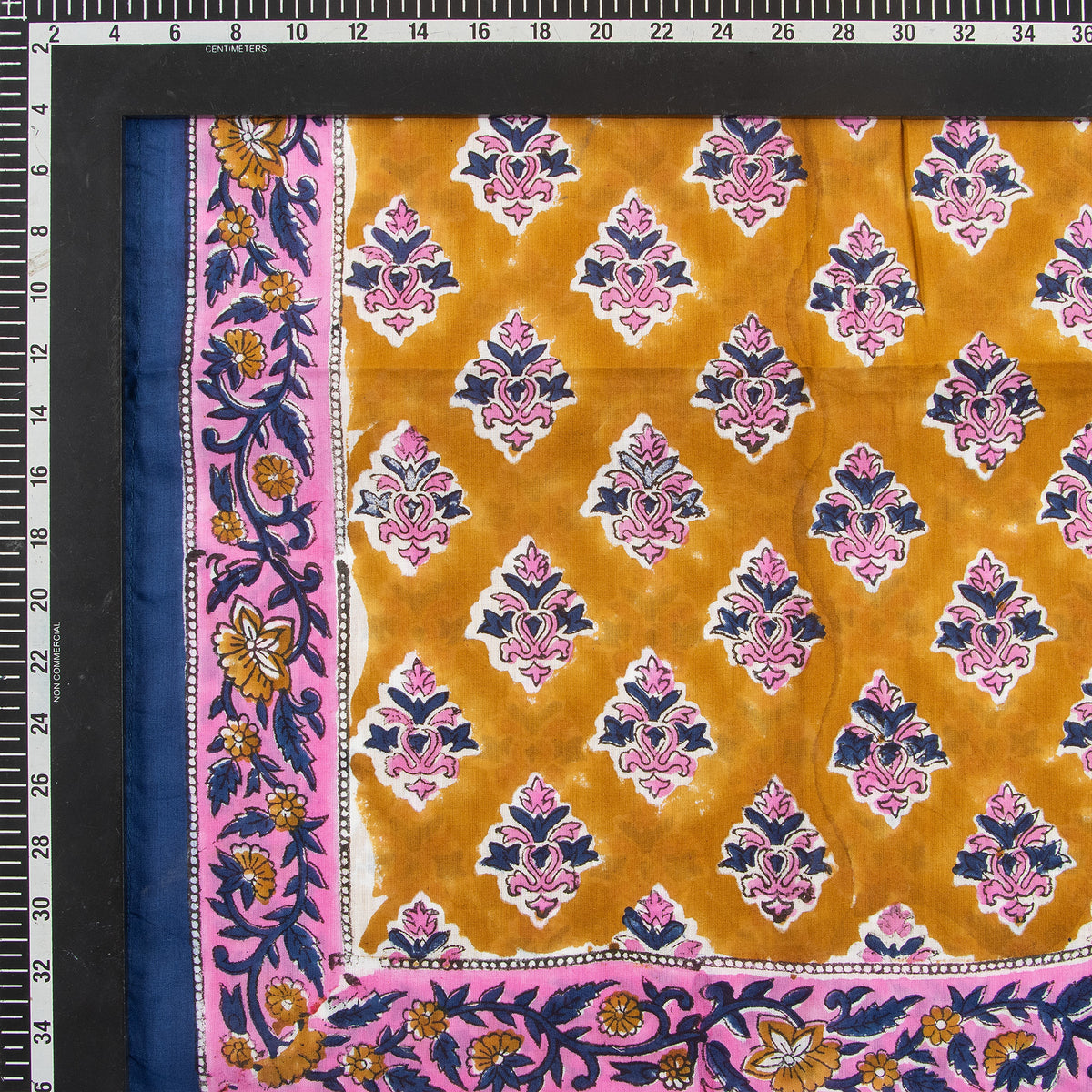 Cotton Hand Block Floral Printed Travel Scarf For Women &amp; Girls