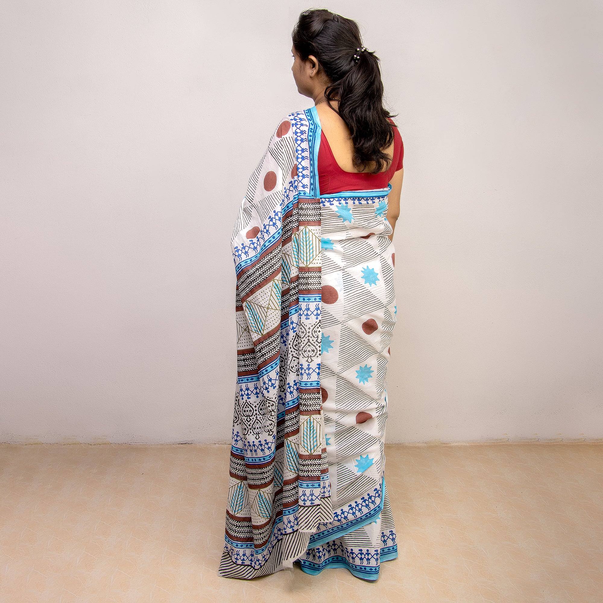 Block Print Sarees - Block Printed Cotton and Designer Sarees Online