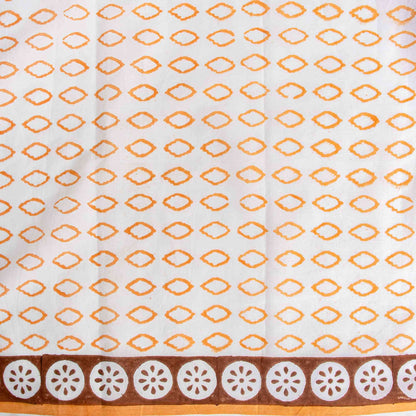 Hand Block Print Cotton Traditional Saree