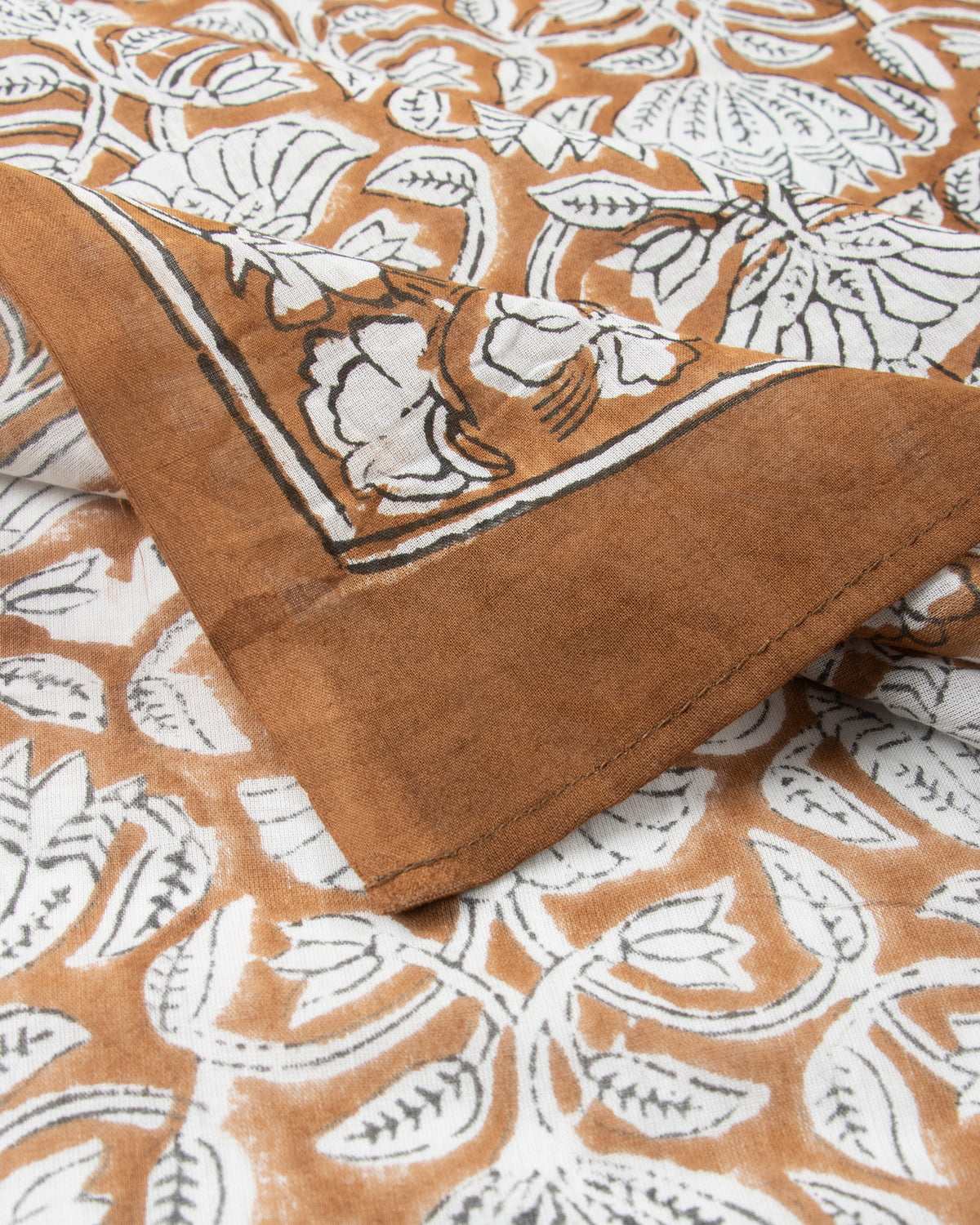 New Hand Block Floral Printed Cotton Beachwear For Women
