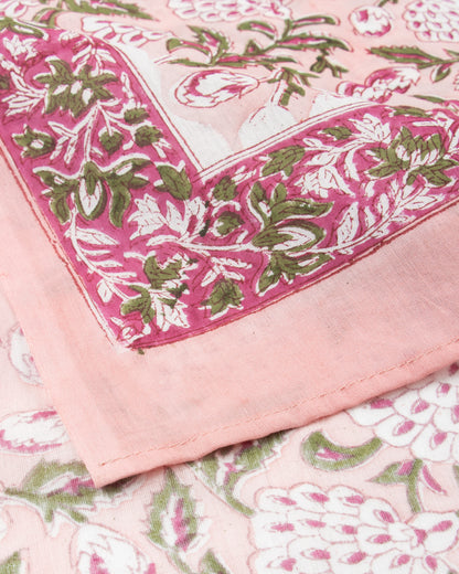 Floral Printed Cotton Beach Sarong Wrap For Ladies