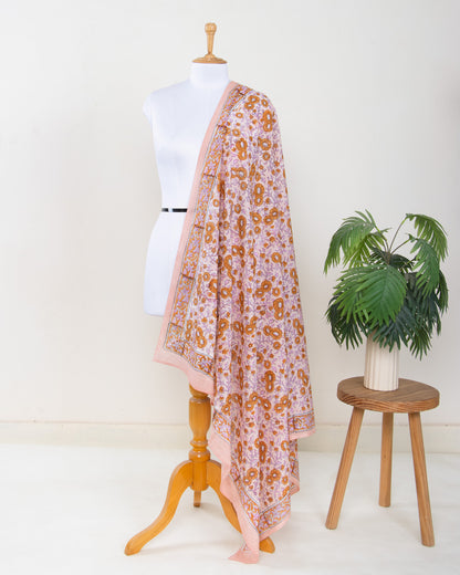 Booti Hand Block Printed Cotton Beachwear Sarong Wrap for Women