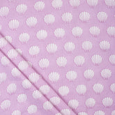 Sea Cell Block Print Cotton Running Fabric
