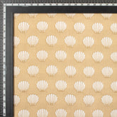 Sea Cell Hand Block Print Cotton Running Fabric