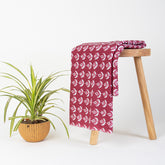 Sea Fan Mud Resist Hand Block Print Fabric