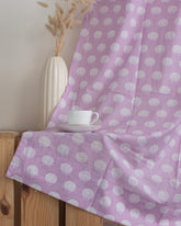 Seashell Block Print Curtains for Dining Room in India
