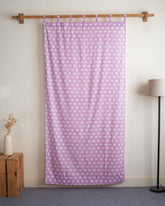Seashell Block Print Curtains for Dining Room in India