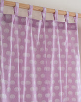 Seashell Block Print Curtains for Dining Room in India