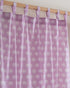 Seashell Block Print Curtains for Dining Room in India