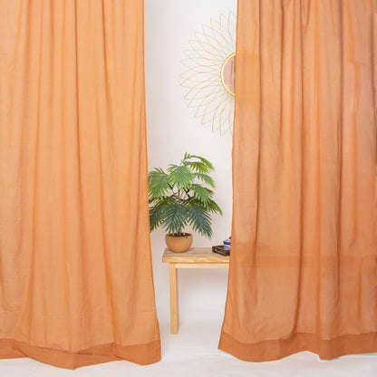 Set of 2 Pure Cotton Hand Dyed Door Curtain