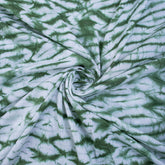 Shibori Green Tie Dye Cotton Fabric