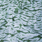 Shibori Green Tie Dye Cotton Fabric