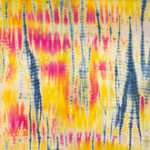 Shibori Tie-Dye Multicolor Fabric for Women&