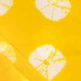 Shibori Yellow Tie Dye Fabric