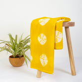 Shibori Yellow Tie Dye Fabric