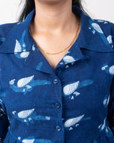 Shirt with Short & Pajama Ladies Co-Ord Set 