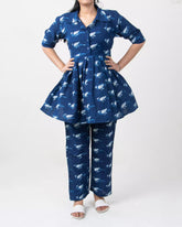 Shirt with Short & Pajama Ladies Co-Ord Set 