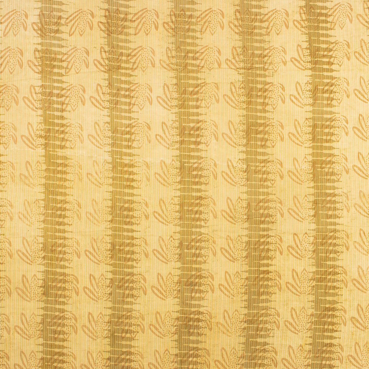 Shoft Cotton Hand Block Printed Dabu Kantha Fabric