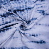Shop Organic Blue Cotton Tie Dye Shibori Fabric