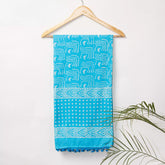 Sky Blue Cotton Dupatta Scarf for women Online