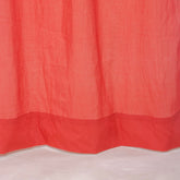 Soft Solid Red Door Window Curtains