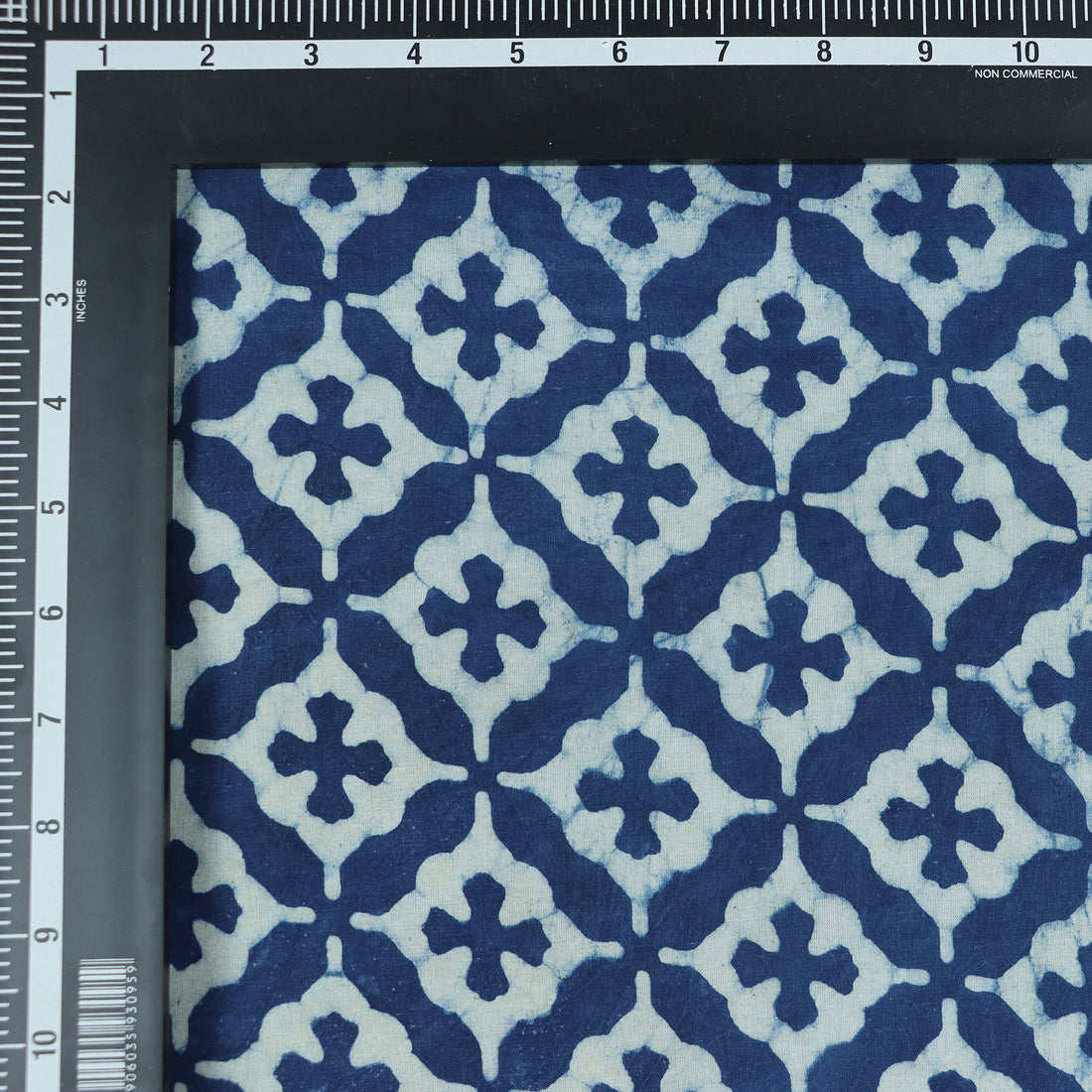 Soft Unique Hand Block Printed Indigo Fabric