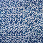 Softest Floral Blue Indigo Print Cotton Fabric