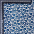 Softest Floral Blue Indigo Print Cotton Fabric