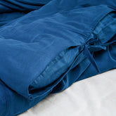 Solid Blue Natural Hand Dyed Cotton Duvet Cover