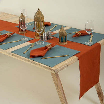 Solid Cotton Dining Valantine Rable Runner