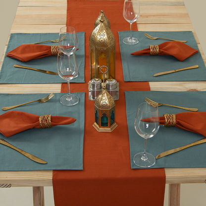 Solid Cotton Dining Valantine Rable Runner