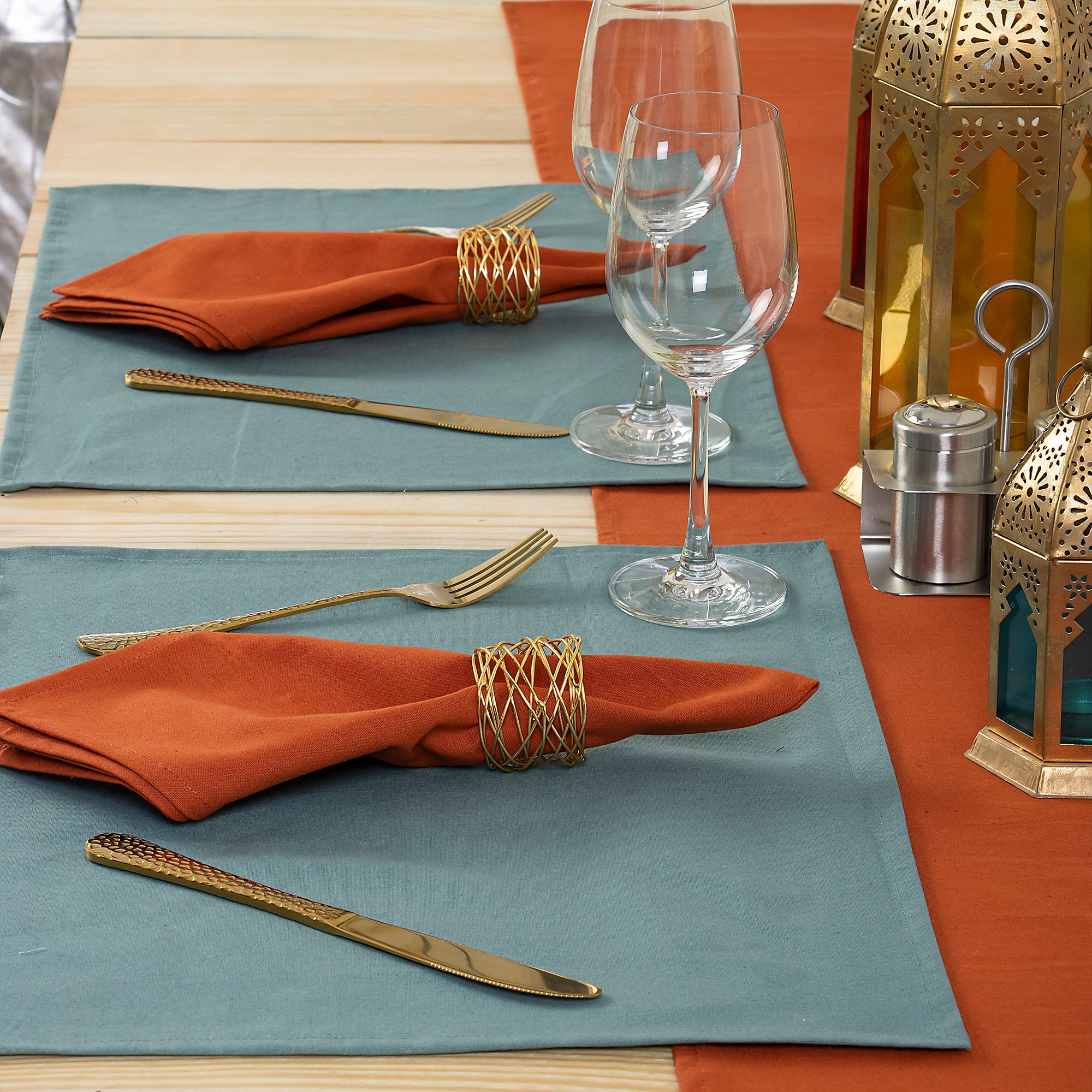 Solid Cotton Dining Valantine Rable Runner