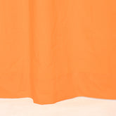 Solid Orange Cotton Curtains For Living Room