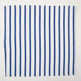 Stirped Hand Block Printed Cotton Reusable Dinner Napkins