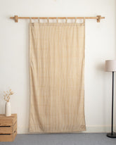Stripe Block Printed Organic Cotton Curtains in India