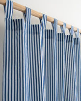 Striped Block Printed Cotton Curtains In India