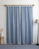 Striped Block Printed Cotton Curtains In India