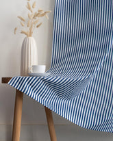 Striped Block Printed Cotton Curtains In India