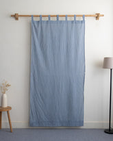 Striped Block Printed Cotton Curtains In India