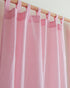 Striped Block Printed Cotton Curtains for Home Decor