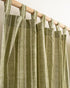 Striped Block Printed Short Window Curtains in India