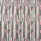 Striped Hand Block Print Fabric from India