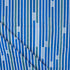 Striped Hand Blocked Jaipuri Print Blue Cotton Indian Fabric