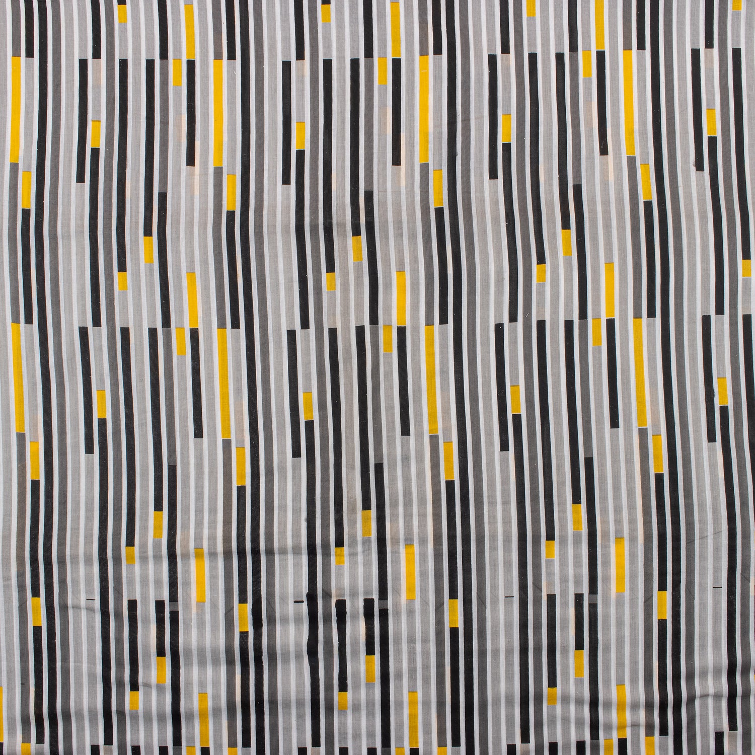 Striped Hand Printed Organic Cotton Fabric