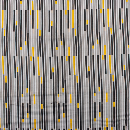 Striped Hand Printed Organic Cotton Fabric